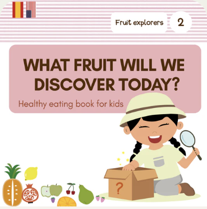 Portada Fruit Explorers, libro 2
